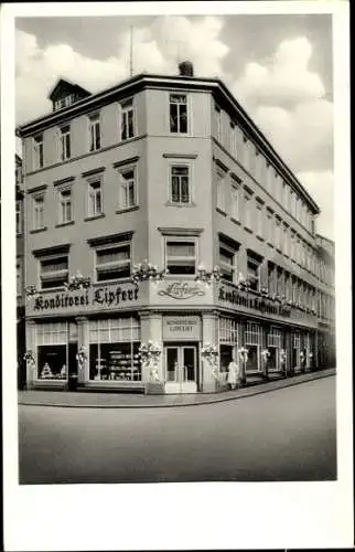 Ak Göttingen in Niedersachsen, Konditorei und Café Otto Lipfert, Weender Straße 32