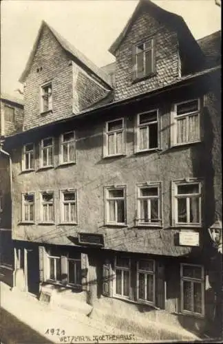 Foto Ak Wetzlar an der Lahn, Goethehaus