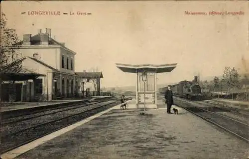 Ak Longeville sur Mogne Aube, Gare