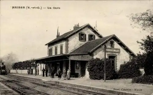 Ak Maisse Essonne, Bahnhof