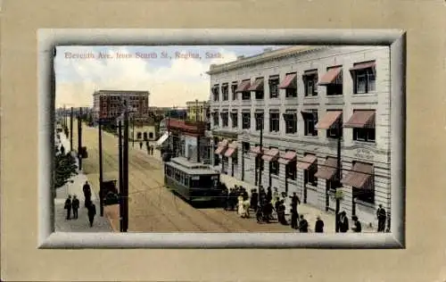 Passepartout Ak Regina Saskatchewan Kanada, Eleventh Avenue from Scarth Street