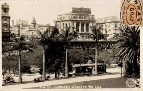 Ak São Paulo Brasilien, Viaducto do Cha