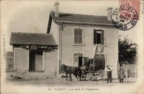 Ak Tiaret Algerien, Bahnhof Tagdempt