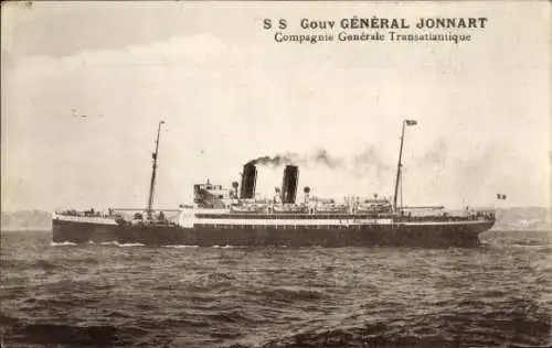 Ak Dampfer Gouv. General Jonnart, CGT, French Line