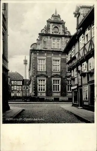 Ak Helmstedt in Niedersachsen, Gymnasium