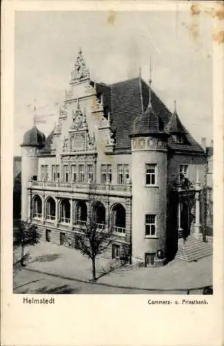 Ak Helmstedt in Niedersachsen, Commerz- und Privatbank