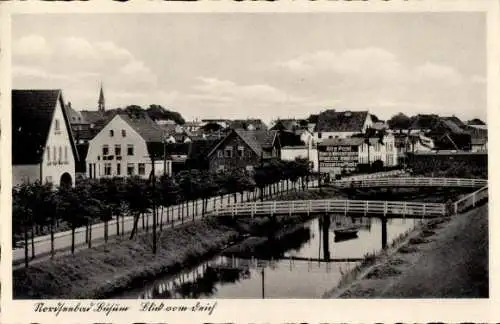 Ak Nordseebad Büsum, Blick vom Deich