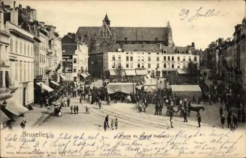 Ak Brüssel Brüssel, Place du Grand Sablon