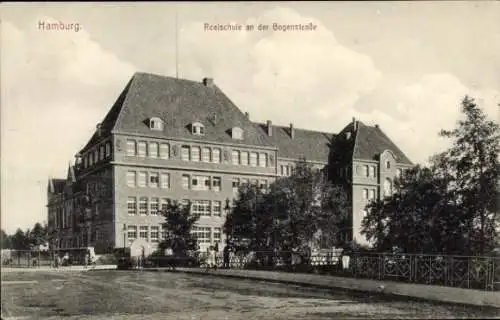 Ak Hamburg Eimsbüttel, Realschule an der Bogenstraße