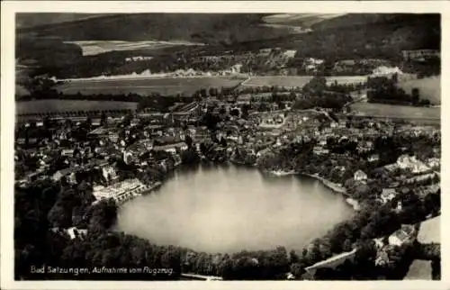 Ak Bad Salzungen in Thüringen, Panorama, Luftbild