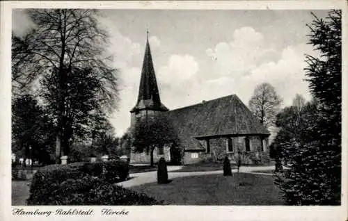 Ak Hamburg Wandsbek Rahlstedt, Kirche