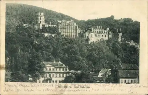 Ak Heidelberg am Neckar, Schloss