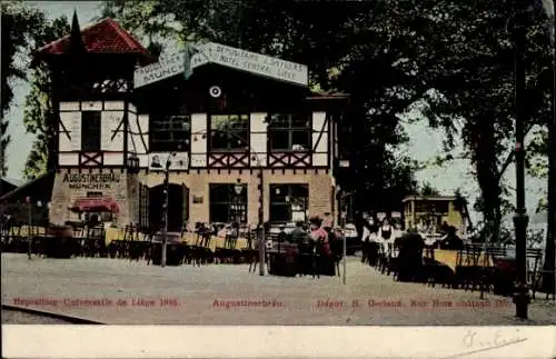 Ak Liège Lüttich Wallonien, Exposition universelle 1905, Augustinerbräu München