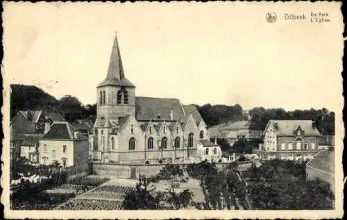 Ak Dilbeek Flämisch-Brabant, Kirche