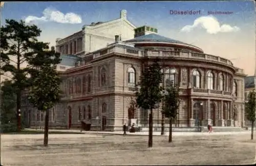 Ak Düsseldorf am Rhein, Stadttheater