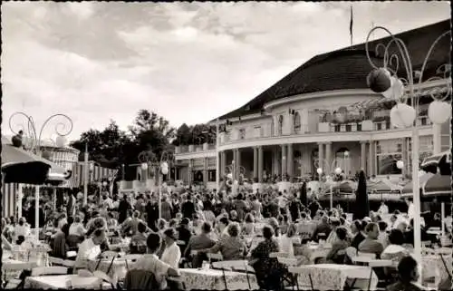 Ak Ostseebad Travemünde Lübeck, Casinogarten