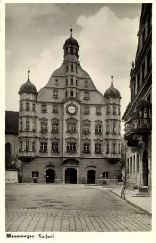 Ak Memmingen in Schwaben, Rathaus