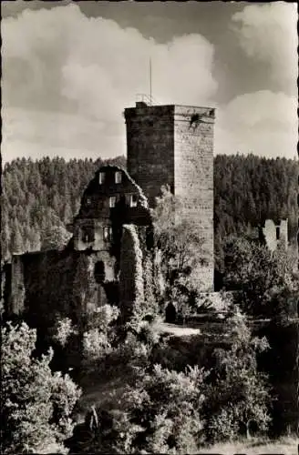 Ak Zavelstein im Schwarzwald Württemberg, Burgruine