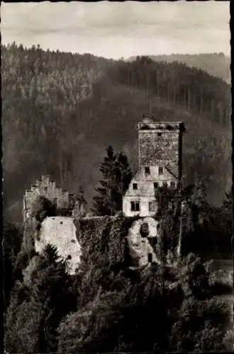 Ak Zavelstein im Schwarzwald Württemberg, Burgruine