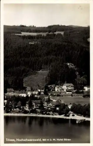 Ak Titisee Neustadt im Breisgau Hochschwarzwald, Gesamtblick, Hotel Bären