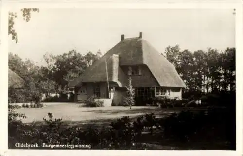 Ak Oldebroek Gelderland, Residenz des Bürgermeisters