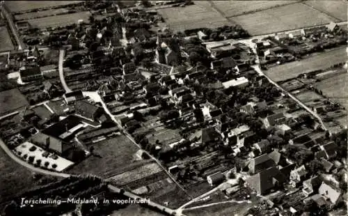 Ak Midsland Terschelling Friesland Niederlande, Luftbild