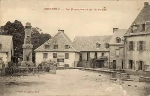 Ak Messeix Puy-de-Dôme, Monument, Place