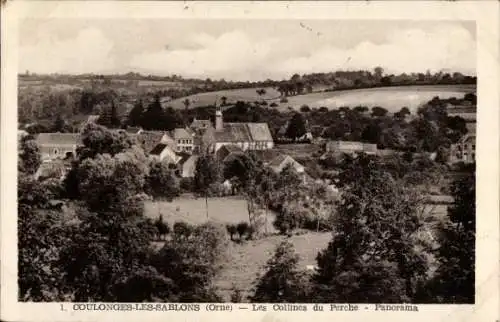 Ak Coulonges les Sablons Orne, Les Collines du Perche, Panorama