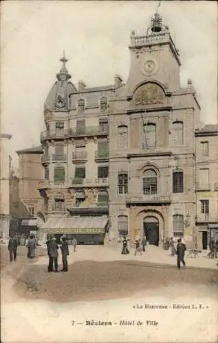 Ak Béziers Hérault, Rathaus