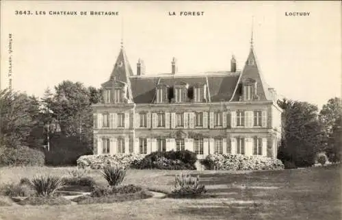 Ak Loctudy Finistère, Le Chateau