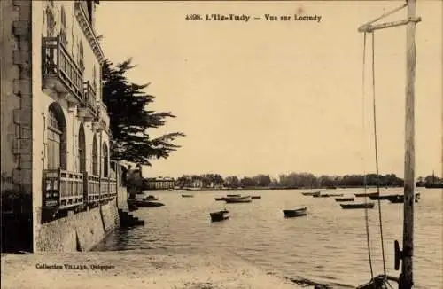 Ak Ile Tudy Finistère, Blick auf Loctudy