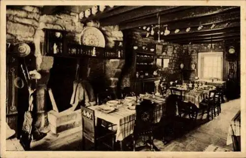 Ak Locronan Finistère, Vieil Hotel St. Ronan, The Dining Room