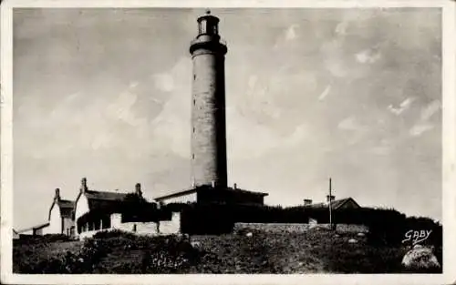 Ak Île de Batz Finistère, Leuchtturm