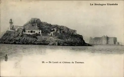 Ak Plouezoc'h Finistère, Ile Louet, Château du Taureau