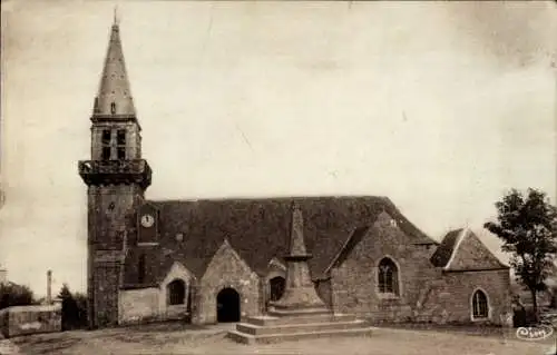 Ak-Kreuzgang Saint Thégonnec Finistère, Kirche Notre-Dame, Kriegerdenkmal