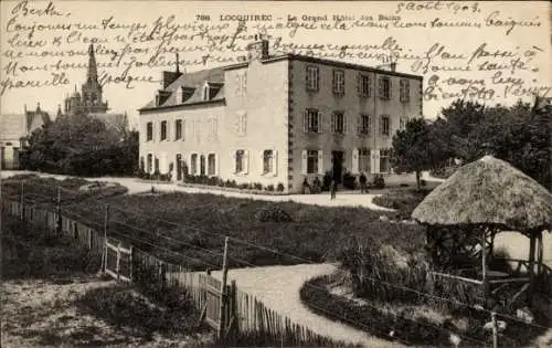 Ak Locquirec Finistère, Grand Hotel des Bains