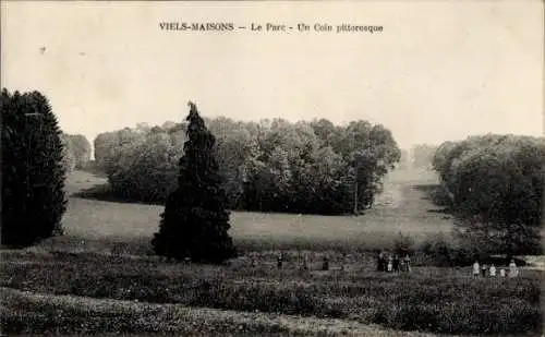 Ak Viels Maisons Aisne, Park