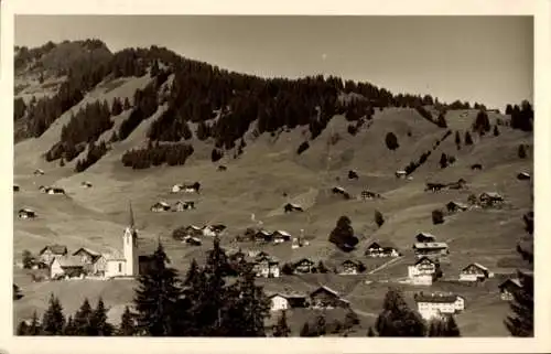 Ak Hirschegg Mittelberg im Kleinwalsertal Vorarlberg, Heuberg