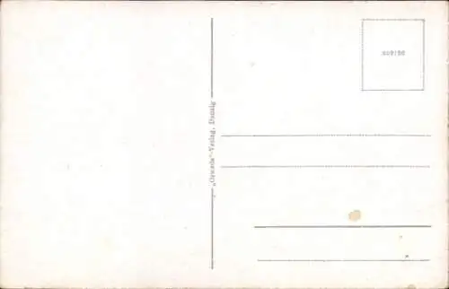 Ak Gdańsk Danzig, Panorama, Marienkirche