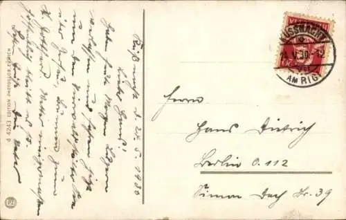 Landkarten Ak Luzern Stadt Schweiz, See, Berge