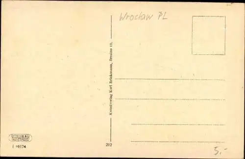 Ak Wrocław Breslau Schlesien, Weißgerberohle