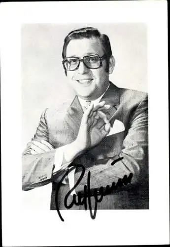 Autogrammkarte Rolf Braun, Büttenredner, Mainz