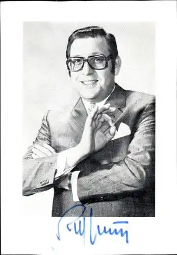 Autogrammkarte Rolf Braun, Büttenredner, Mainz