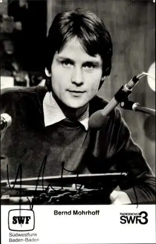 Ak Schauspieler Bernd Mohrhoff, Portrait, Autogramm