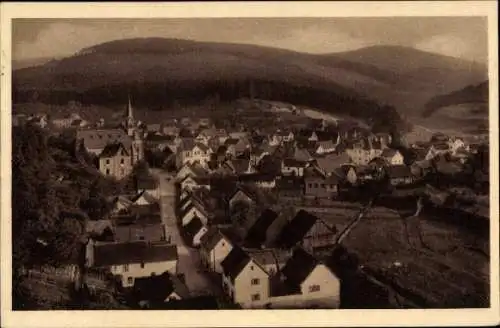 Ak Schmitten im Taunus Hessen, Gesamtansicht, Hotel Wenzel