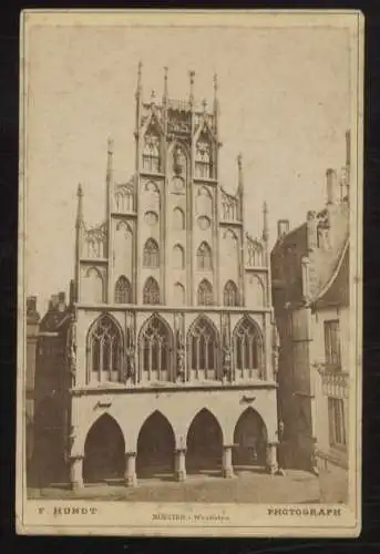 Cabinet Foto Münster, Historisches Rathaus