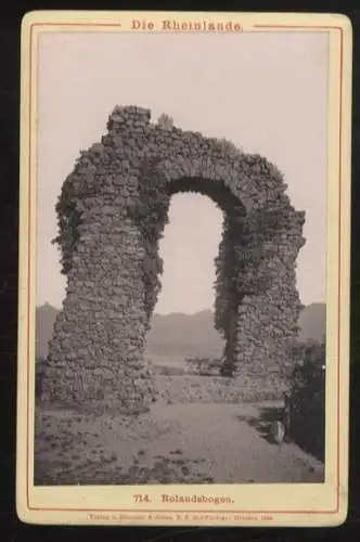 Cabinet Foto Rolandsbogen, Burg Rolandseck im Remagener Stadtteil Rolandswerth