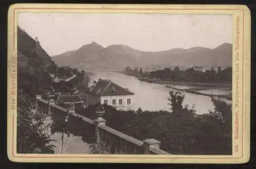 Cabinet Foto Rolandseck, Kloster Nonnenwerth, Siebengebirge, Rhein