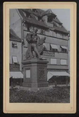 Cabinet Foto Nürnberg Hans Sachs-Denkmal