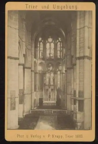 Cabinet Foto Innenansicht der Liebfrauenkirche in Trier